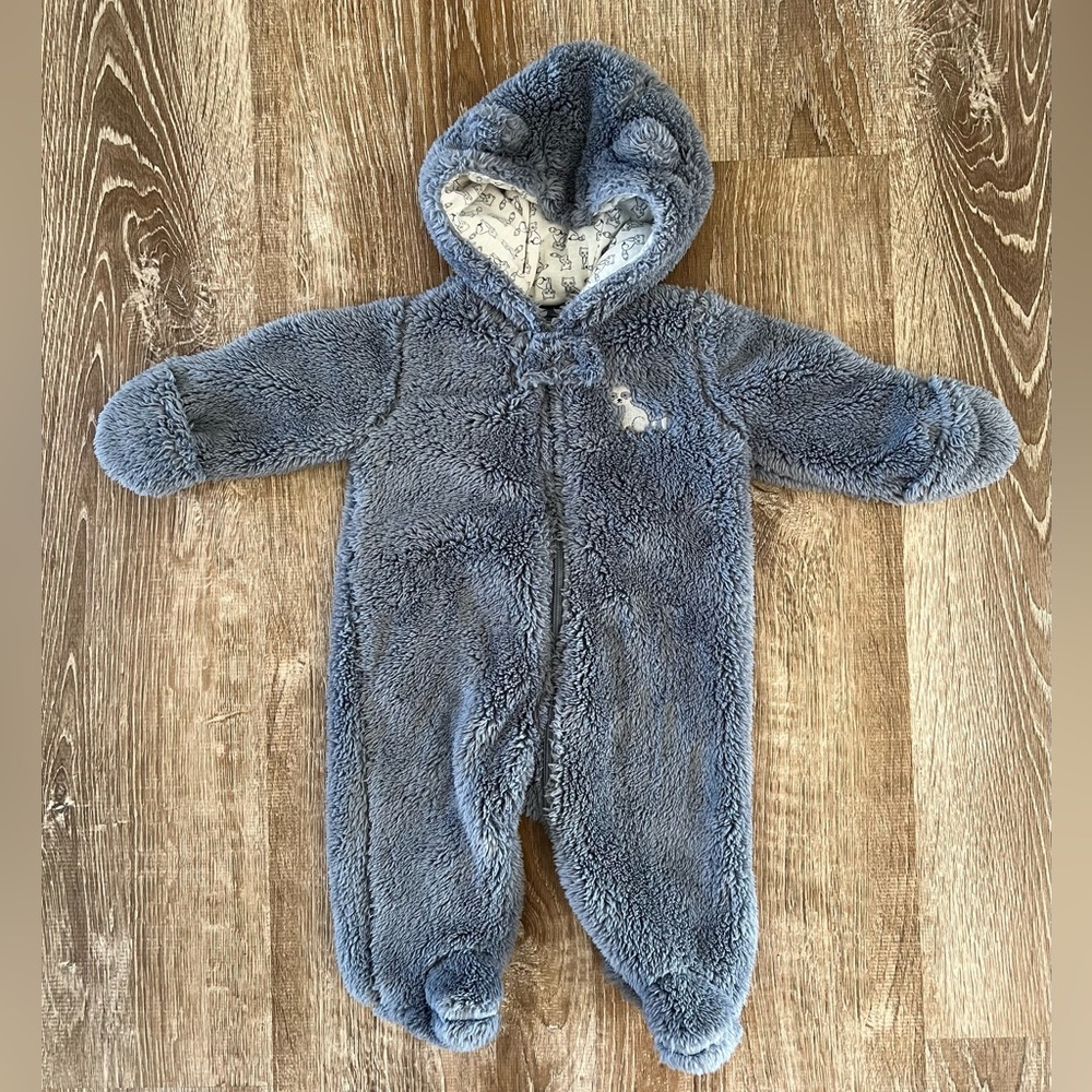 Baby Zip-Up Sherpa Pram